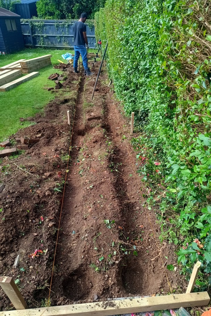 Raised flower beds project by M Fencing & More